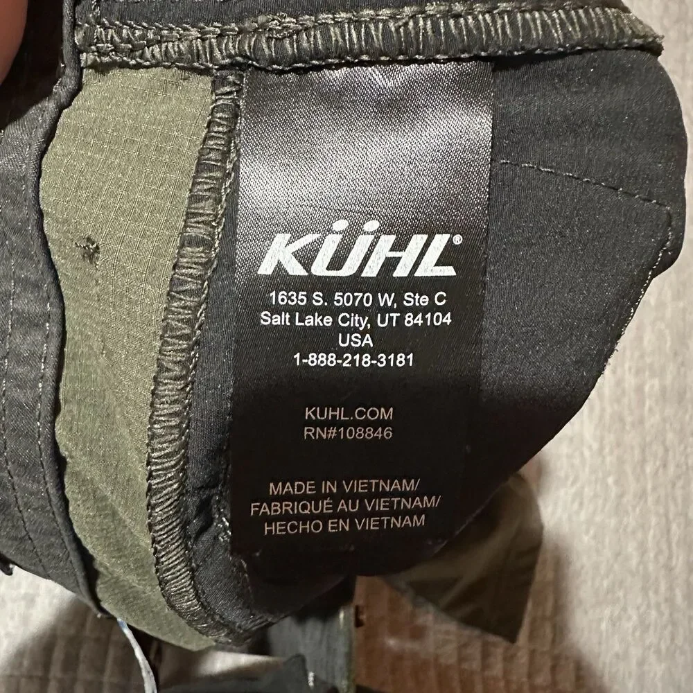 Kuhl Women’s 30 Green Cargo Shorts Zip Pockets Outdoor Casual Hiking Quick Dry - Picture 12 of 13